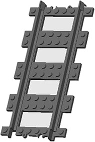 20 Straight Tracks Railway Train City Set Compatible with Lego