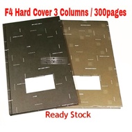 F4 Hard Cover FOOLSCAP Account Book 300Pages/400Pages (Ready Stock)