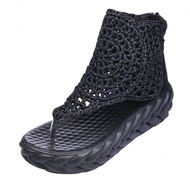 รองเท้าแตะพื้นรองเท้าหนาอเนกประสงค์แฟชั่นรองเท้าผู้หญิงหุ้มส้นสูง