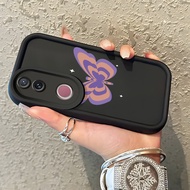 HP Phone Case For VIVO V50 5G V50E 5G Case Butterfly Bicolor Softcase Silicone Phone Case Phone Case