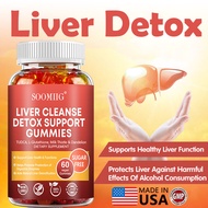 SOOMIIG Liver Cleanse Detox Gummies - Detox, Liver Cleanse, Liver Support, Immune Boost - Liver Cleanse, Detox and Repair Supplement