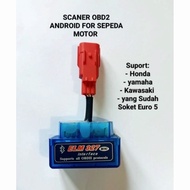 SCANER OBD2 Euro5 For Sepeda Motor euro 5 honda yamaha kawasaki