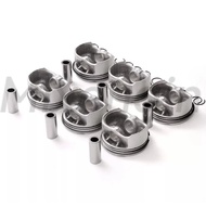 Auto Engine Parts 6pcs Piston & Ring Kit STD Φ82mm For BMW 2.5L L6 GAS DOHC N52B25 X1 X3 Z4 323i 325