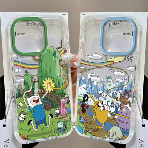 Cartoon Cute A-Adventure T-Times Phone Case For iPhone 17 16 16e 15 14 13 12 11 Mini Pro Max X XR XS