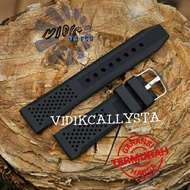 STRAP TALI JAM RUBBER KARET SWISS ARMY 22 HITAM