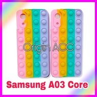 Case Samsung A03 Core Casing Pop It 3D Polos Rainbow Terbaru