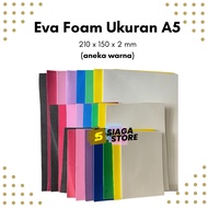 Eva Foam Paper Art A5 Size 210x150mm Thickness 2mm Colorful Foam Sheet
