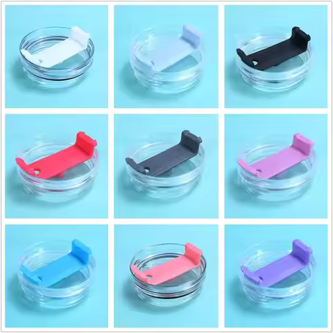 20/30oz Sealing Bottle Cover Splash Spill Proof Plain Plastic Replacement Lids for Stanley 20/30oz T