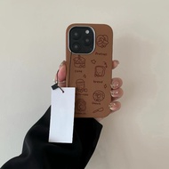 Cute Foodie Casing For Samsung Galaxy A17 A07 A56 A26 F56 M56 F16 M16 F06 M06 5G Luxury Leather Cove