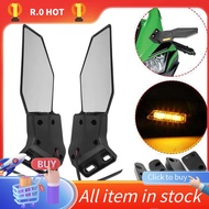 1 Pair Rearview Side Mirror Amber Light for KAWASAKI NINJA ZX6R ZX10R ZX12R