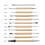 Pottery tools Soft pottery tools Wooden pottery tools Multi-Piece Set Clay Plastic Kneading Tool Set