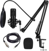 BM800 USB CONDENSER MICROPHONE KIT PODCAST STUDIO