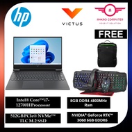 HP Victus 16-D1170TX 16.1" FHD 144Hz Gaming Laptop Mica Silver ( I7-12700H, 8GB, 512GB SSD, RTX3060 