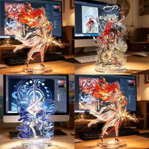 Game Wuthering Waves 2nd Anniversary Iuno Phrolova Augusta Acrylic Stand Desktop Decoration Model