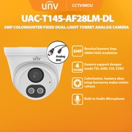 Unv UAC-T145-AF28LM-DL 5MP COLORHUNTER FIXED DUAL-LIGHT TURRET ANALOG CAMERA