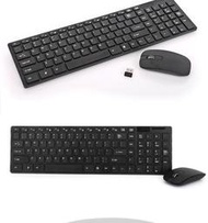 k06超薄無線鍵鼠套裝usb電腦筆記本鍵盤家用辦公鍵盤帶膜
