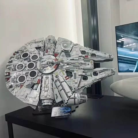 Big Save 7541PCS UCS The Large Millennium Ship Falcon Building Blocks Bricks MOC 75192 Adults Kids C