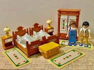 Playmobil 摩比 5319 絕版 維多利亞 臥室 床 衣櫃 地毯 檯燈（二手無盒）