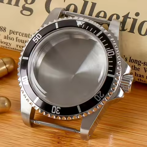 39.5MM NH35 Watch Accessories Vintage Case Dome Acrylic Glass For Seiko NH35 NH36 NH34 Movement Watc
