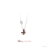 Silver Bullseye Necklace (CZ Diamond)