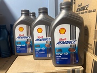 แพ็ค 3 ขวด **Shell ultra 4T 10w-40 100% synthetic ขนาด 1 ลิตร น้ำมันเครื่องมอเตอร์ไซส์ เชลล์ สังเครา