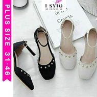 Round Toe Ankle Strap Shoe Plus Size Women 31- 43 44 45 46