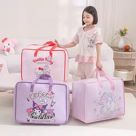 Storage Bag Quilt Bag Storage Bag Sanliou Storage Dustproof Cartoon Handheld Quilt Bag Moving Packag