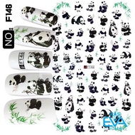 3D Nail Sticker Panda Pattern F146