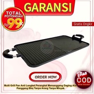 Multi Grill Pan Non-Stick Grill Pan Meat Grilling Device Bbq Grill Without Charcoal Without Oil