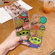 CASE CASING CLEAR CASE MOTIF ALIEN'S COMPATIBLE FOR SAMSUNG A20 A20S A21S A22 A24 A25 A25 A31 A32 A3