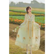 Modern Improved Hanfu Dress Woman Long Dress Machine Embroidery Han Elements Daily Improved Hanfu Dsmyz6107 * &amp;-&amp;