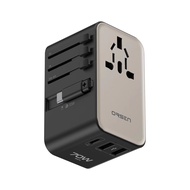 Orsen By Eloop C22 PD70W Travel Adapter หัวแปลงปลั๊กไฟ 2USB+1Type-C พร้อมสายในตัว
