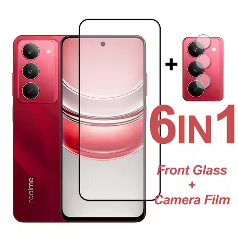 Full Cover Tempered Glass For Realme 14x Glass Screen Protector On Realme 14x 5G Protective Phone Ca