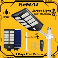 KEELAT 600W 800W 1000W Solar Street Light Solar Light Remote Control Wall Lamp Solar Light Outdoor L