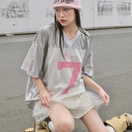 EMBROIDER SEVEN Football T-shirt No. 7 Jersey form unisex sports A07