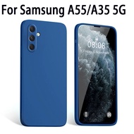 Silicone liquid samsung phone case covers compatible for samsung A73 A55 A54 A53 A35 5G Samsung A55/
