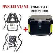 YAMAHA NVX V1 V2 Monorack + box combo heavy duty top rack bracket top box rack carrier NVX V2 V1