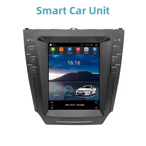 10.4 Inch For LEXUS IS200 IS250 IS300 IS300C 2006-2011 Android 14 Octa Core Car Multimedia Player St