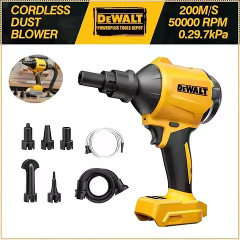 Dewalt Cordless Air Blower Brushless Dusting Machine Electric Dust Blower Inflator Handheld Fan For 