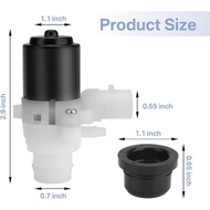 Truck Windshield Wiper Washer Fluid Pump 104307 HLK7046 104252 Replacement for Kenworth T680 T880 Pe