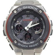 CASIO G-SHOCK Multiband 6 GST-W100D-1A4JF 不銹鋼銀色 Tough Solar 指針/數位雙顯灰色錶盤G-SHOCK手錶 [二手]