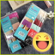 ✸ ◴ ◪ 6 pcs boyleg women's boxer panty underwear comfort cotton plain panty serxy trendy womens pan