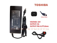 Toshiba ADAPTER 15V 5A (6.3MMx3.0MM)