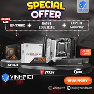 AMD COMBO Computer Set (R9 9900X + B650I EDGE WIFI + T-CREATE EXPERT 6000MHz 32GB 16GBx2)