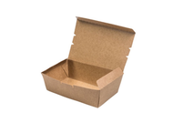 Disposable Paper Lunch Box (L) 50 pcs / Take Away Food Packaging Paper