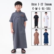 KATUN KawiKa - Short Boys Robe | Boys' Robes Ages 1-10 Years Premium Toyobo Cotton E1Z4