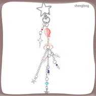 Mobile Phones Jellyfish Keychain Women Charms Cute Strap Zinc Alloy Star Miss