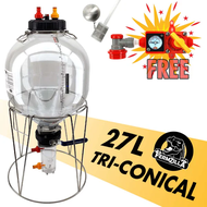 KegLand [making Beer Tools] Gen3 27L FermZilla Tri-Conical Complete Pressure Brewing Kit Beer Fermen