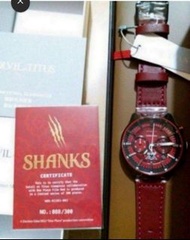 Solvil et Titus x One Piece 紅髮薩古斯 路飛 海賊王錶 全新鐵達時(錶有編號同張卡88號) 海賊王紅髮撒古斯 SOLVIL ET TITUS 鐵達時手錶 (限定300隻) 