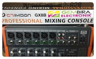 mixer audio crimson gx8b mixer 8 channel
